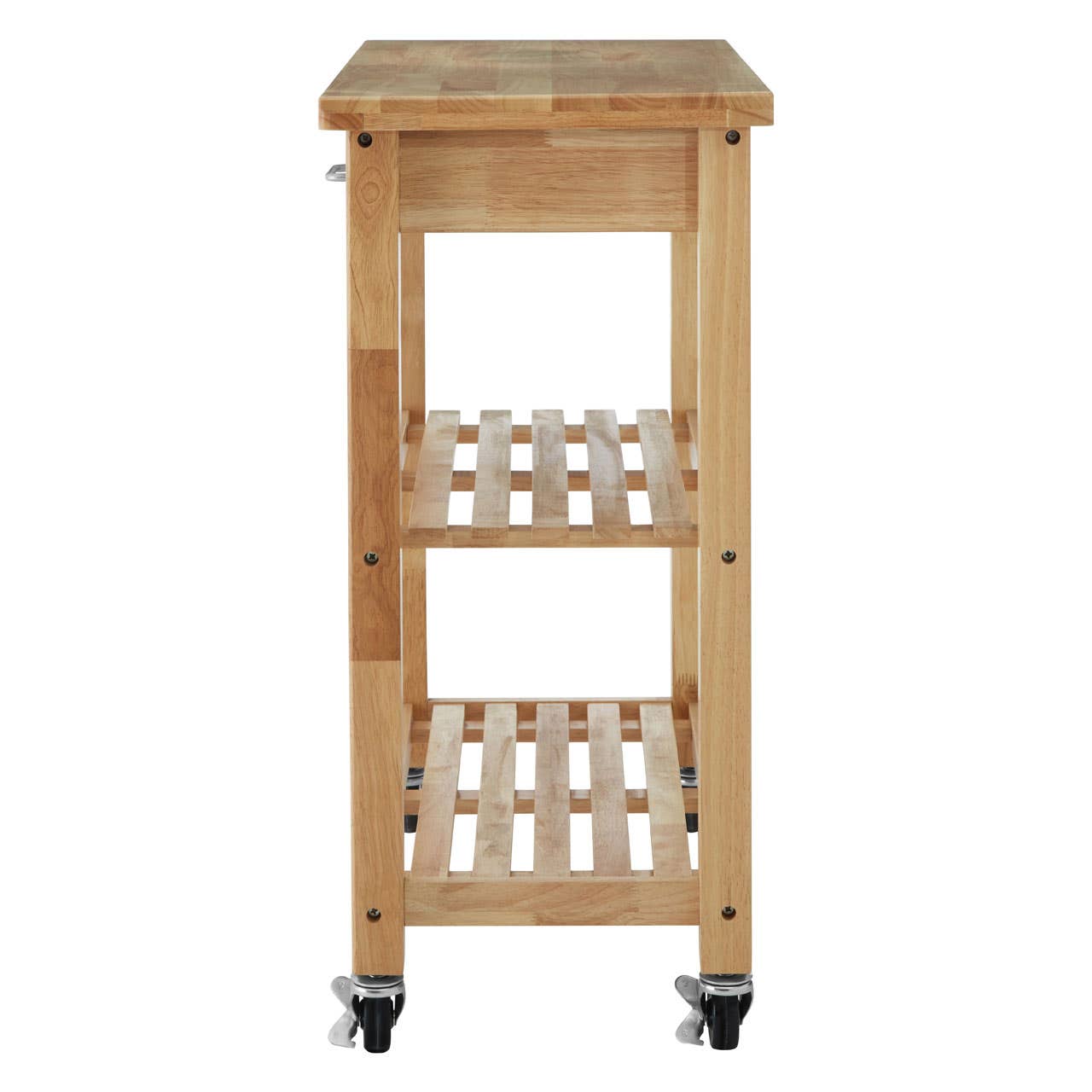 Portable Wood Kitchen Trolley