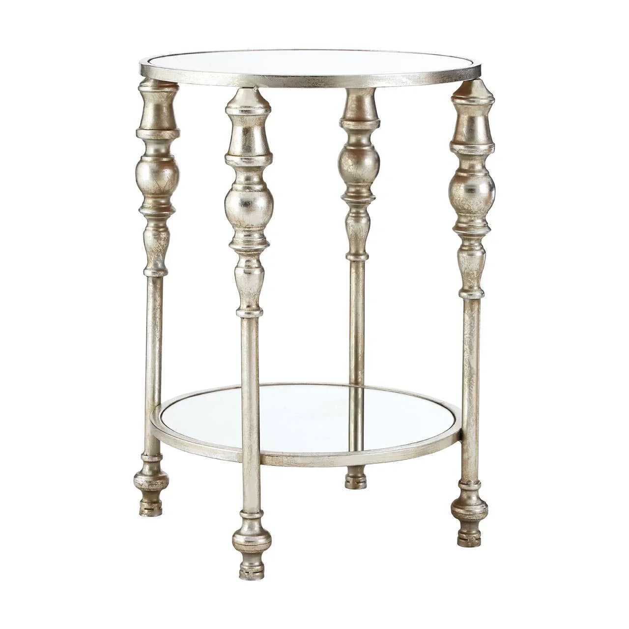 Opulent Silver Side Table