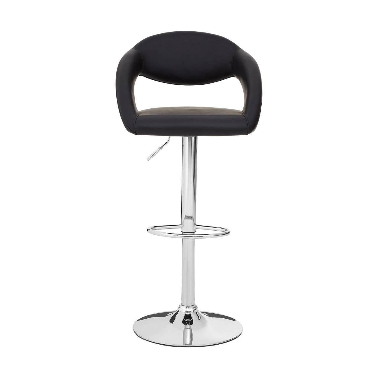 Monochrome Swivel Bar Chair