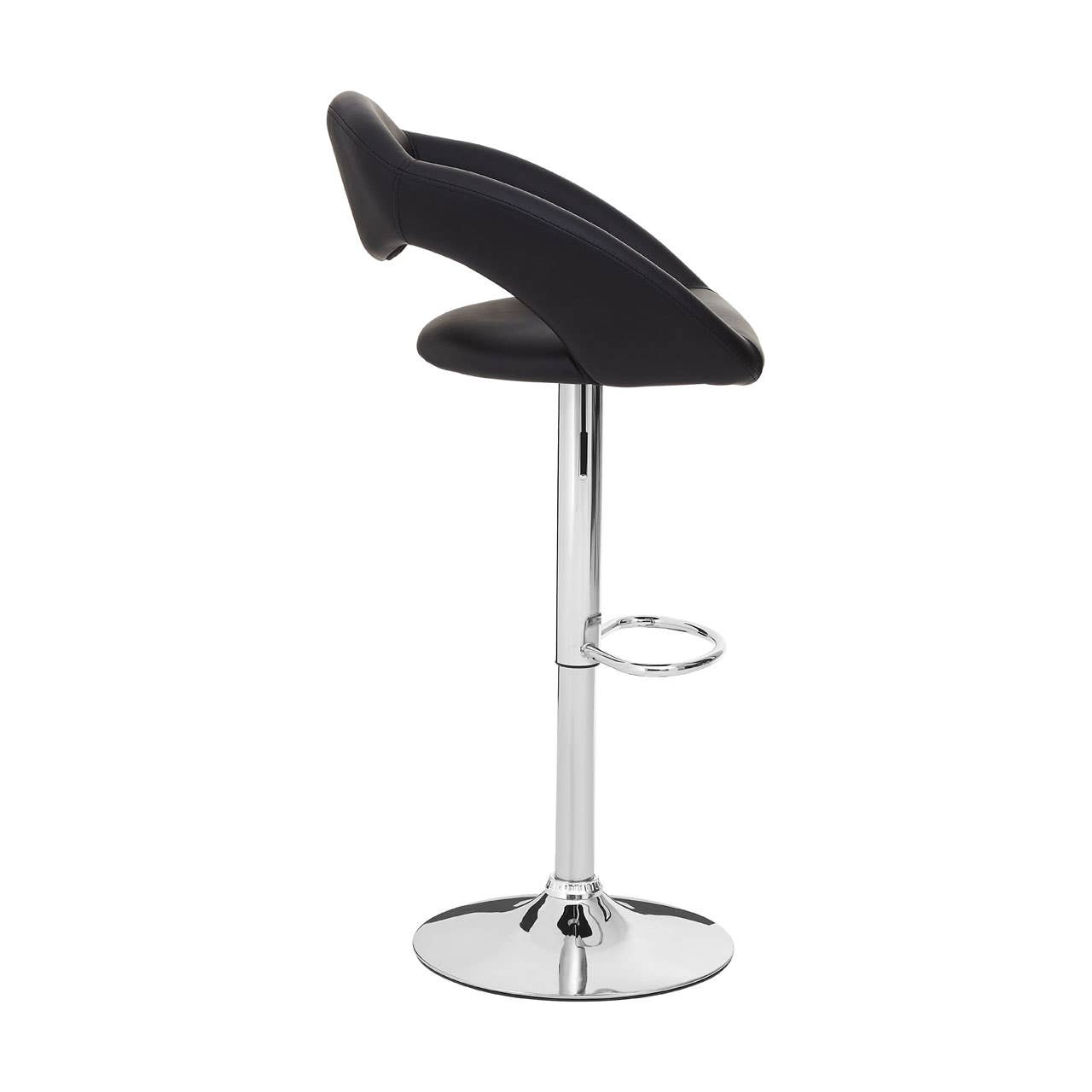 Monochrome Swivel Bar Chair