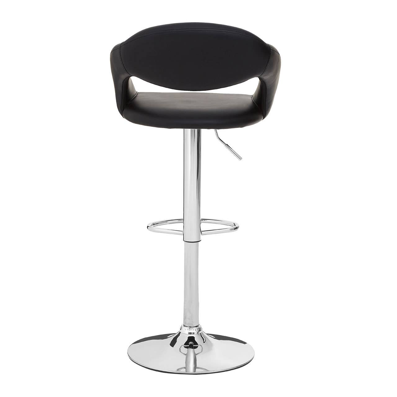 Monochrome Swivel Bar Chair