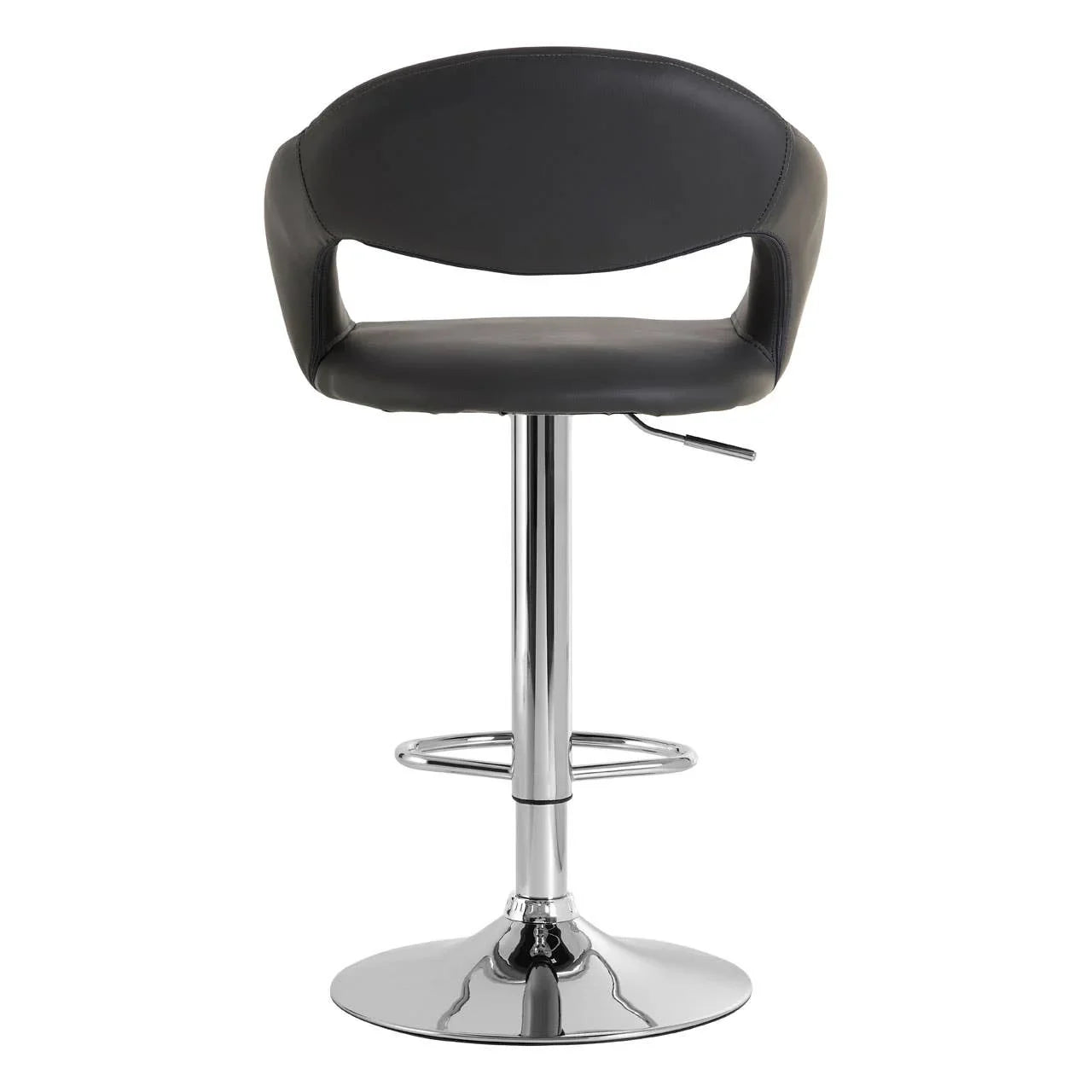 Luxe Chrome Bar Chair