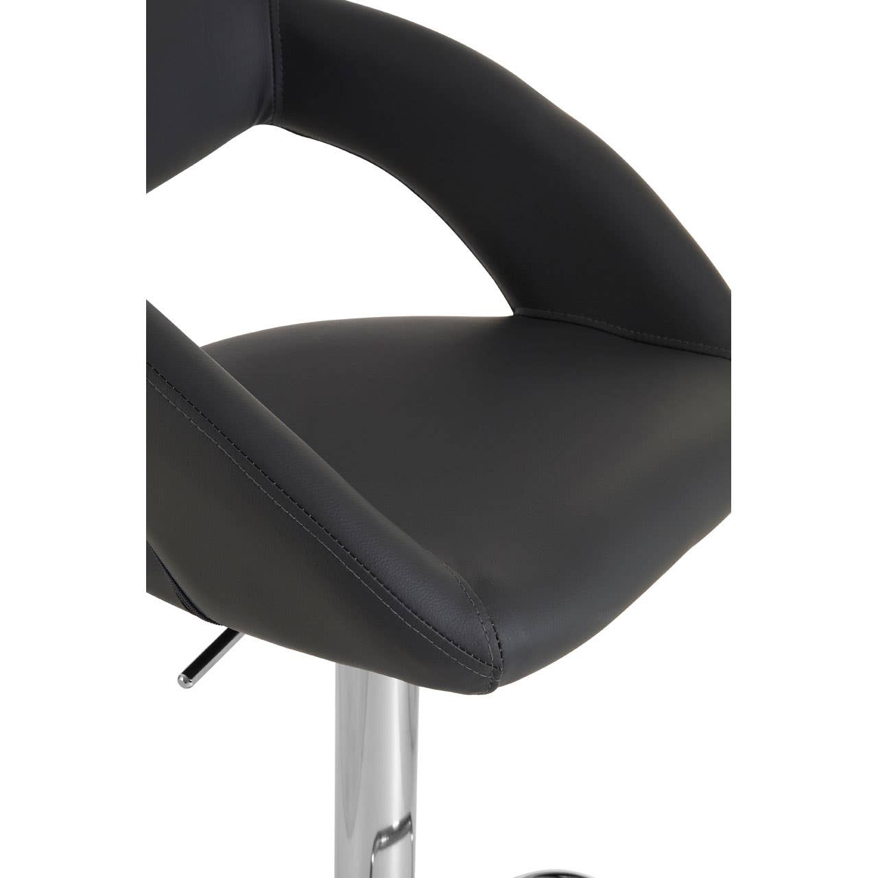 Luxe Chrome Bar Chair