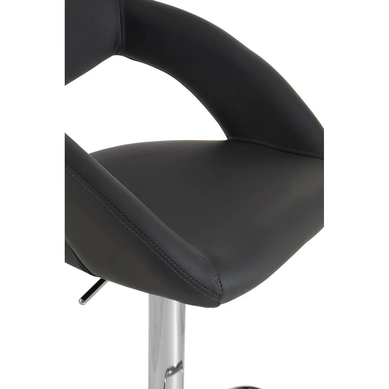 Luxe Chrome Bar Chair