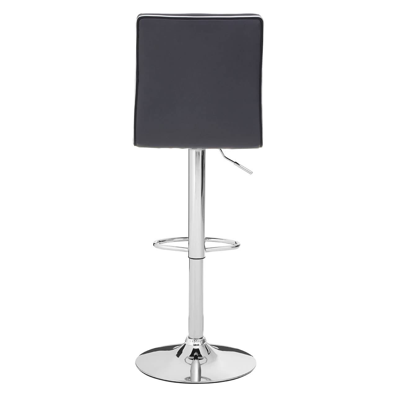Sleek Grey Bar Chair