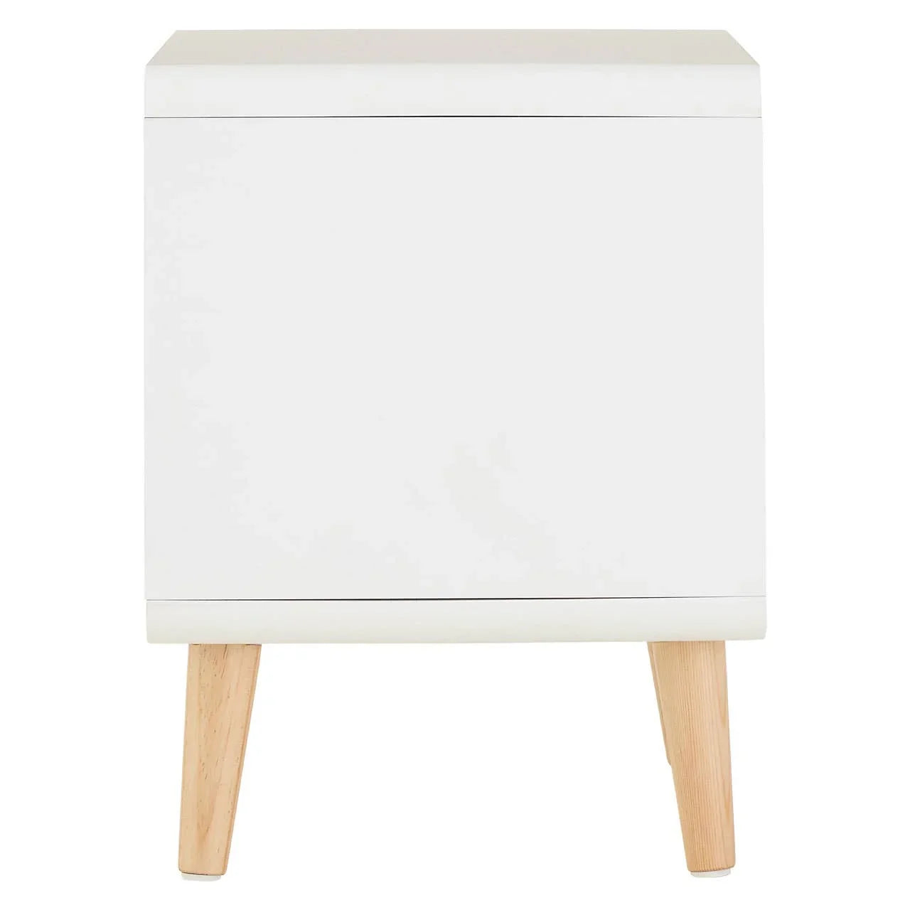 Golden Pine Bedside Storage