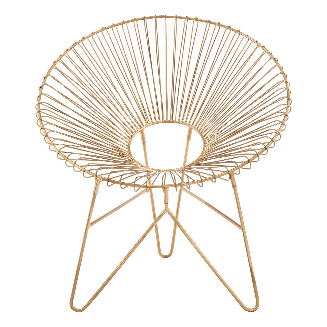 Modern Arching Metal Chair