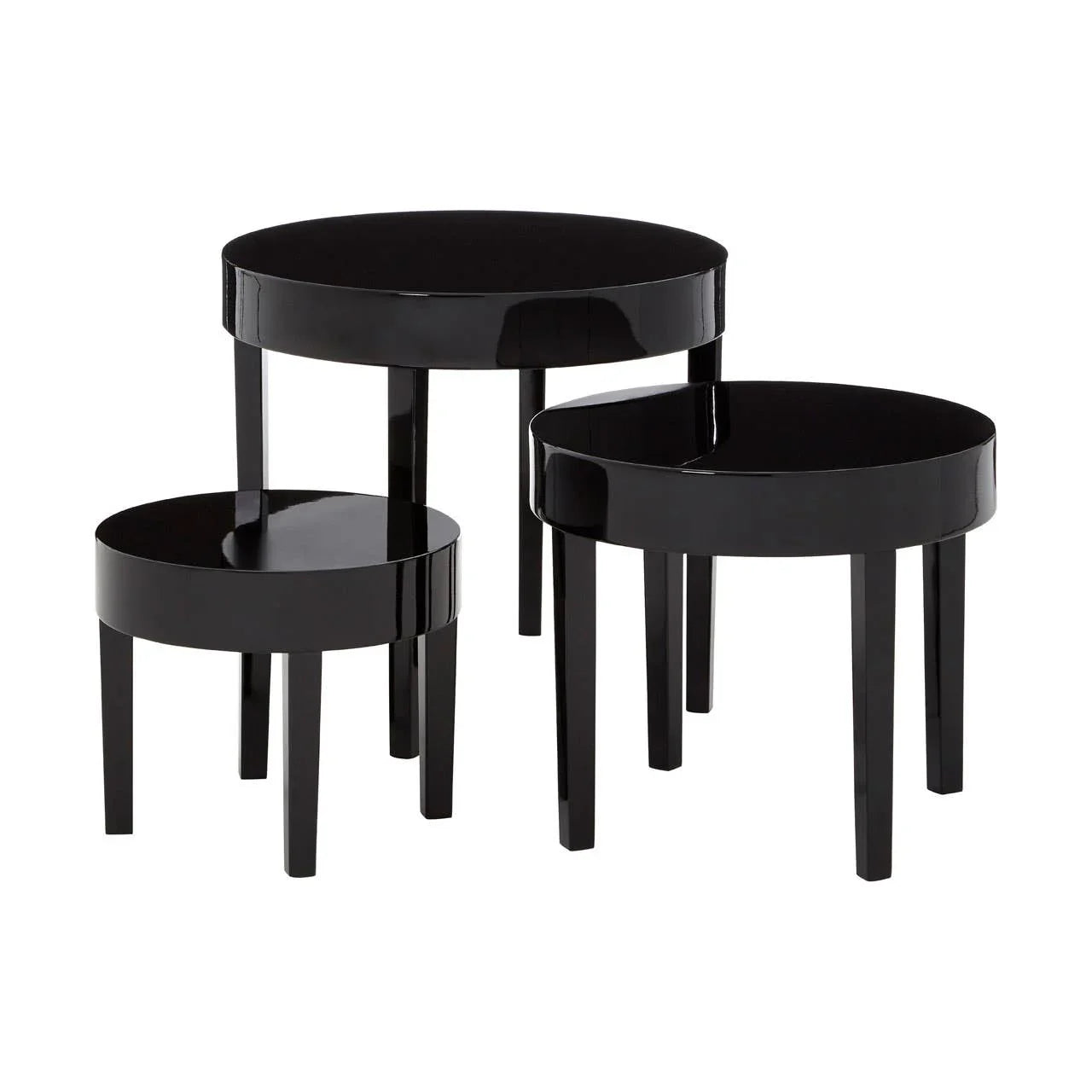 Pine Nesting Tables Trio