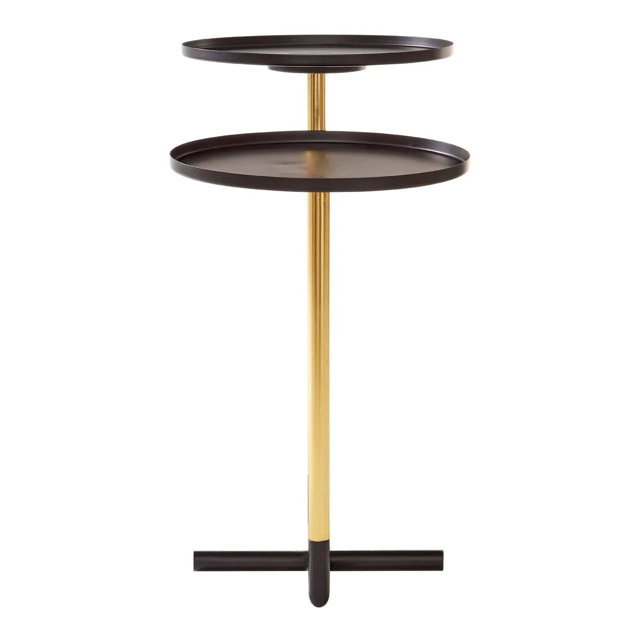 Intersecting Duplex Iron Side Table