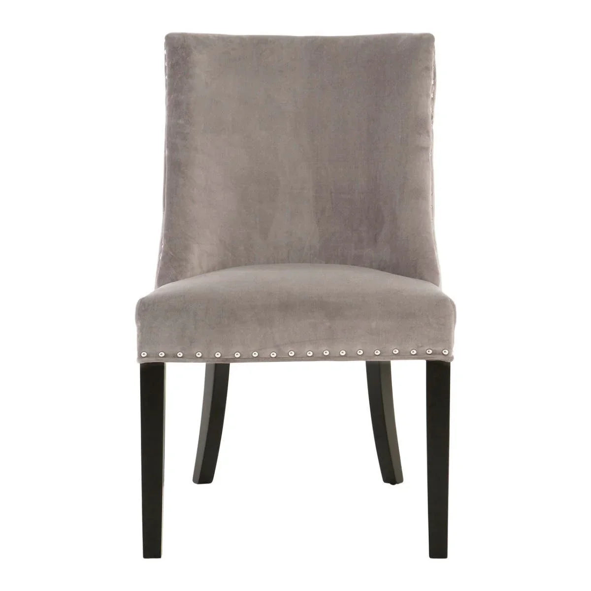 Curved Velvet Dining Chair