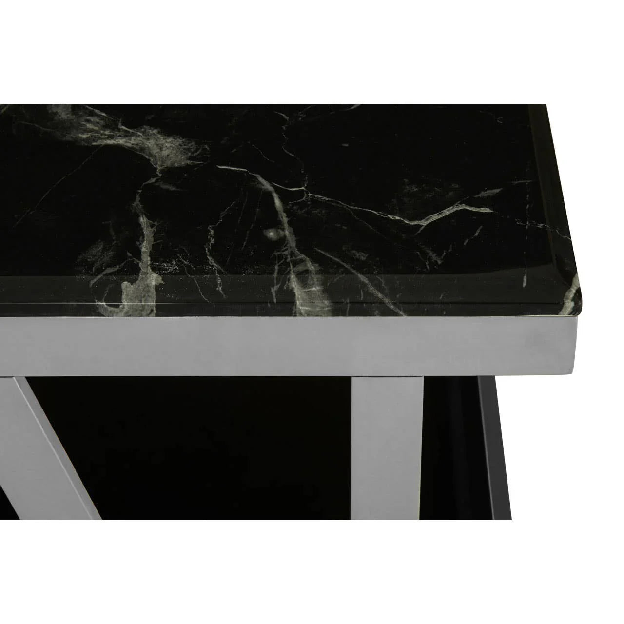 Silver Marble Coffee Table