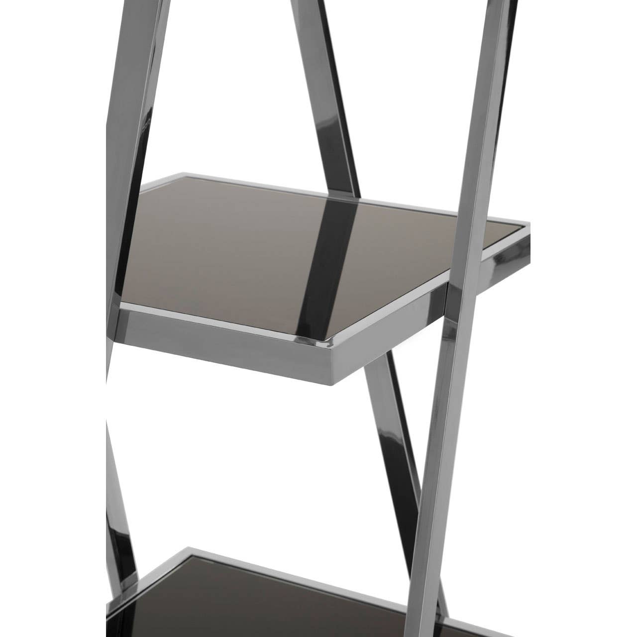 Angular Twist Glass Shelf