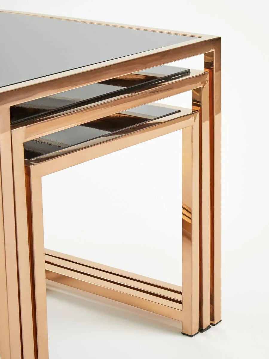 Glam Gold Nesting Table Set