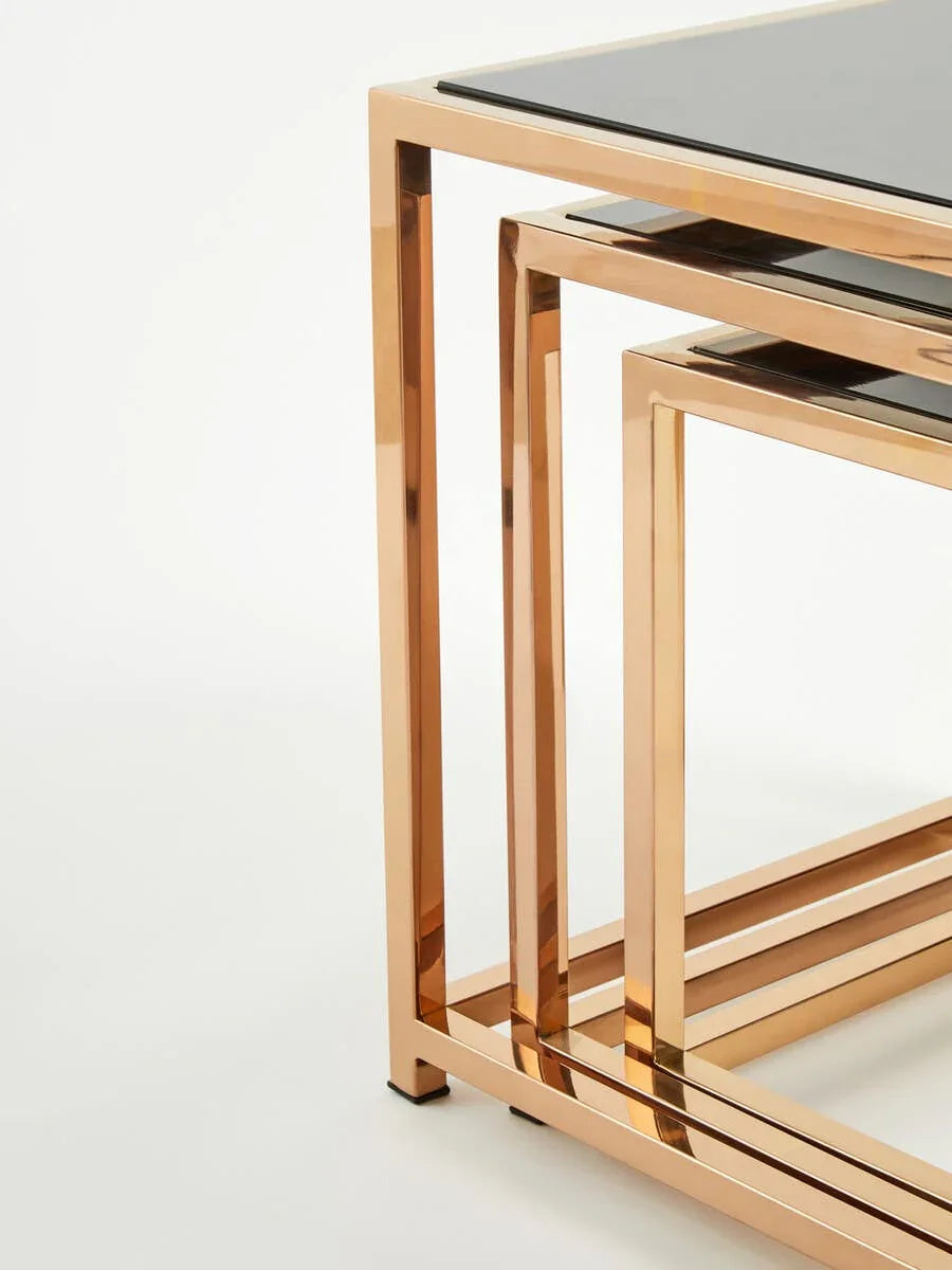 Glam Gold Nesting Table Set