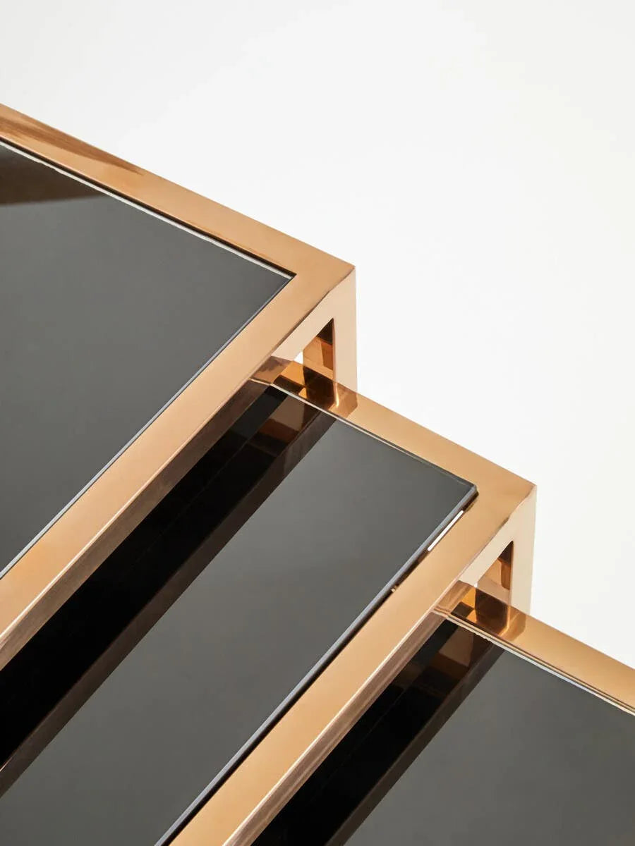 Glam Gold Nesting Table Set
