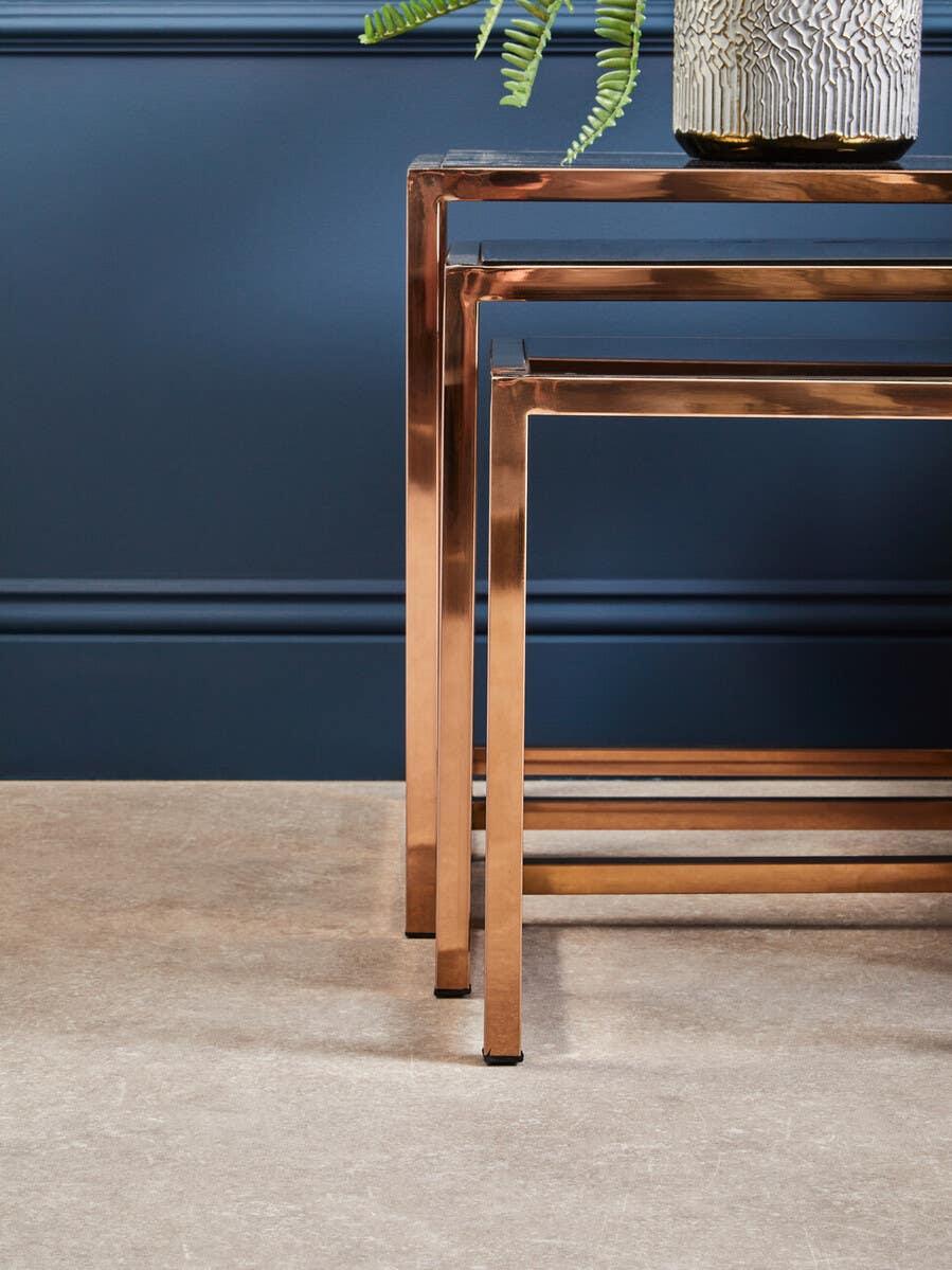 Glam Gold Nesting Table Set