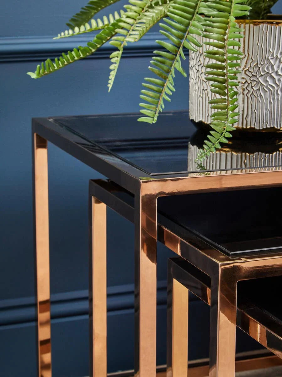 Glam Gold Nesting Table Set