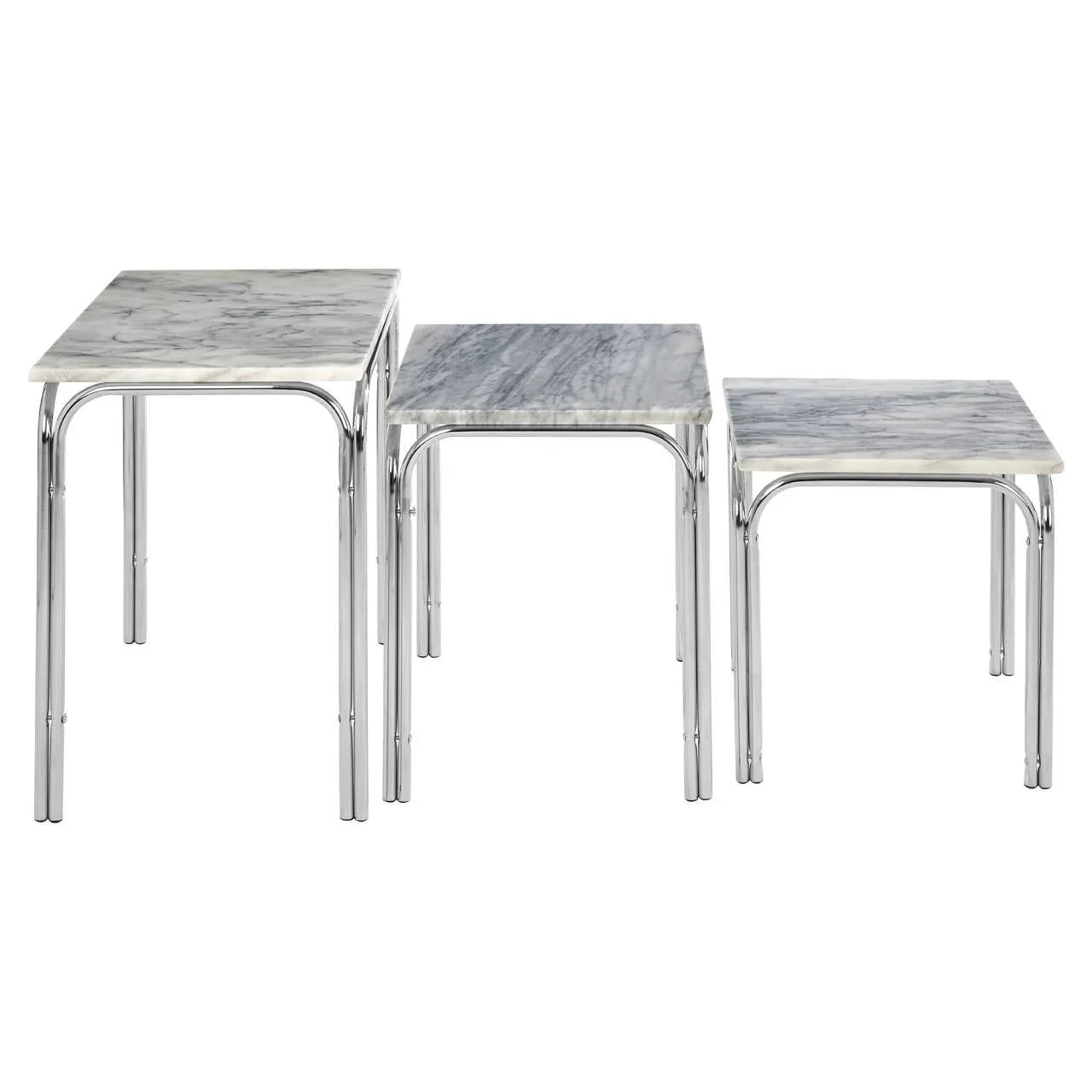 Marble Nesting Tables Set