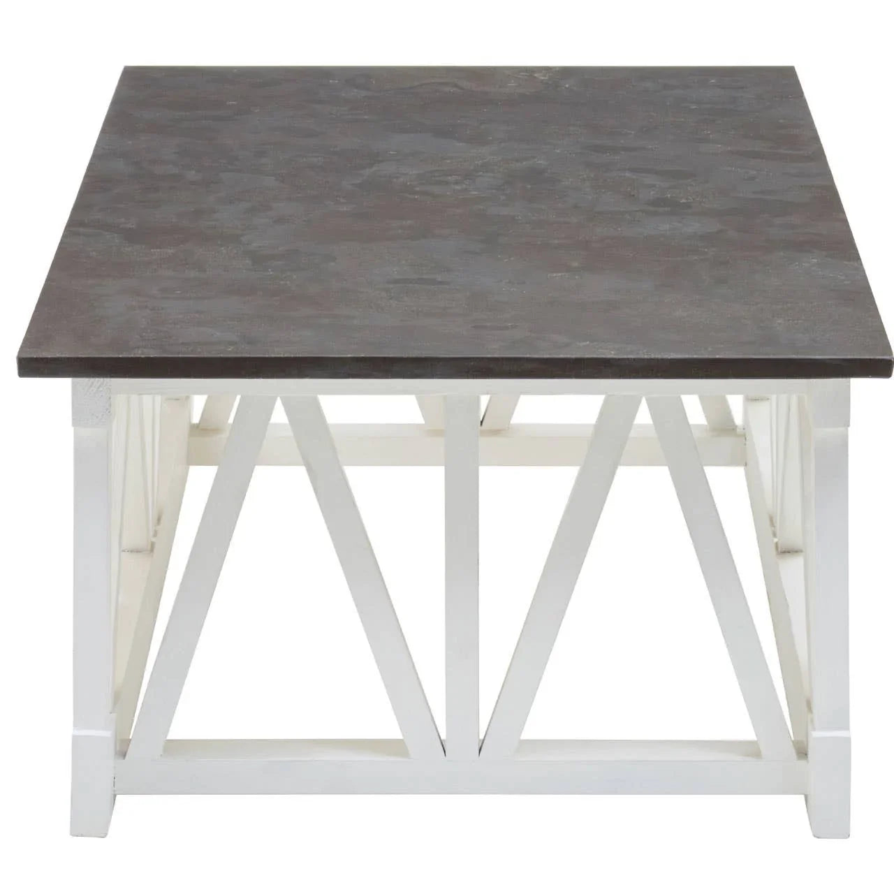 Carved Alder Wood Coffee Table