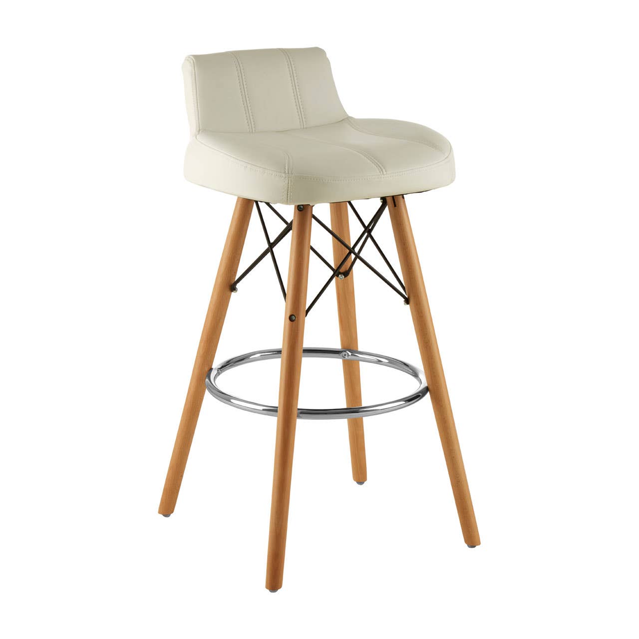 Modern Leather Bar Stool