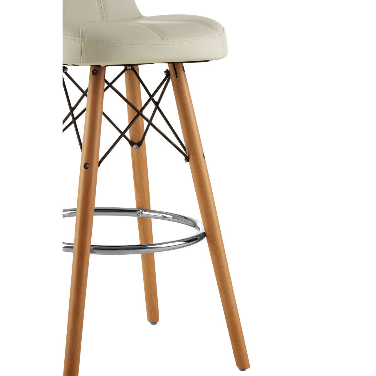 Modern Leather Bar Stool
