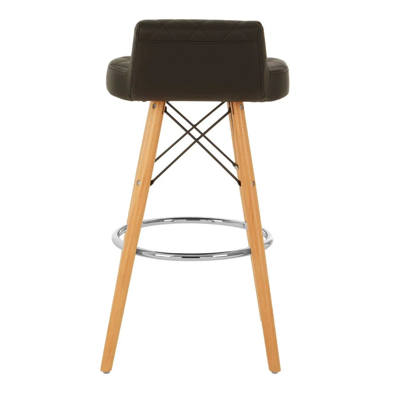 Nordic Diamond Back Bar Stool