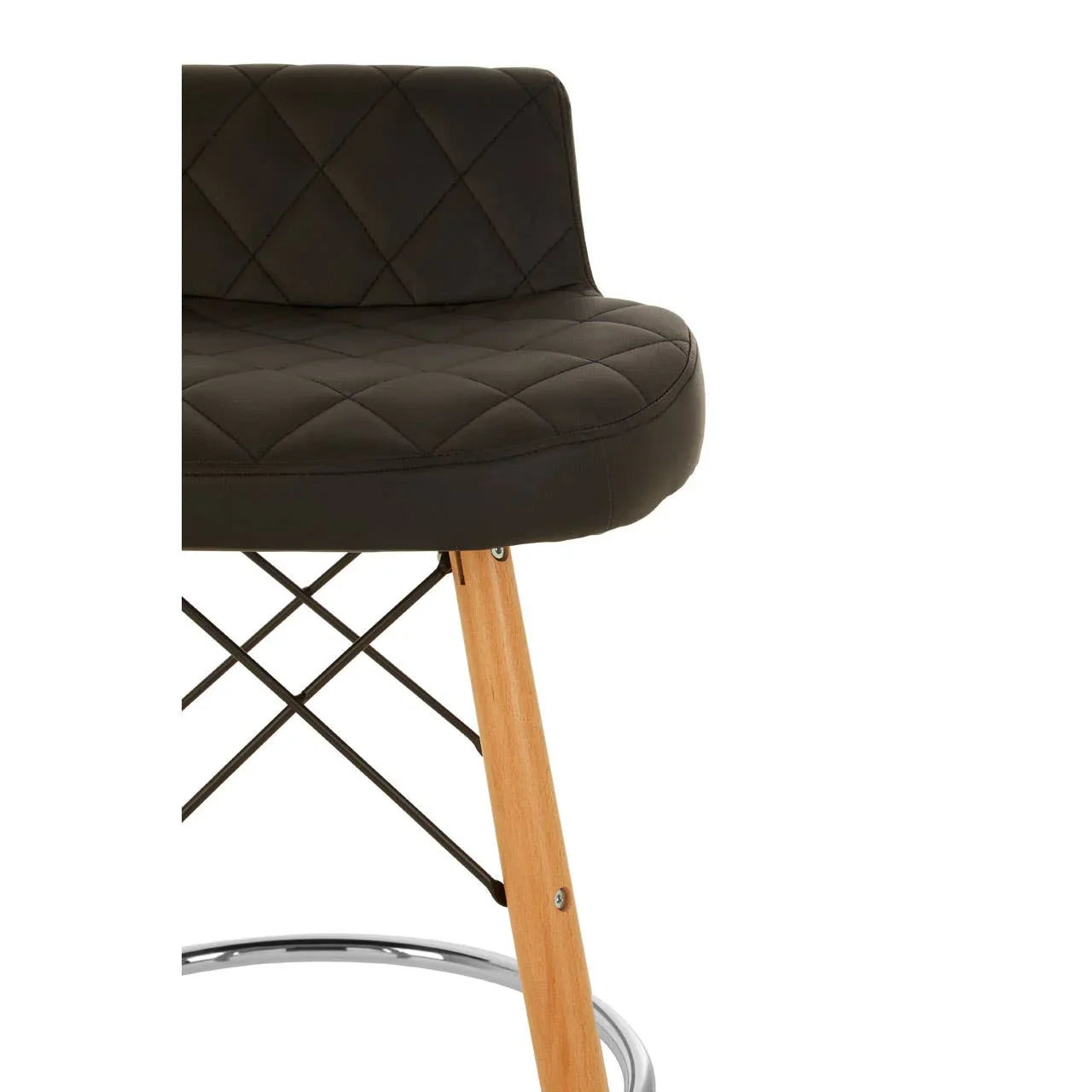 Nordic Diamond Back Bar Stool
