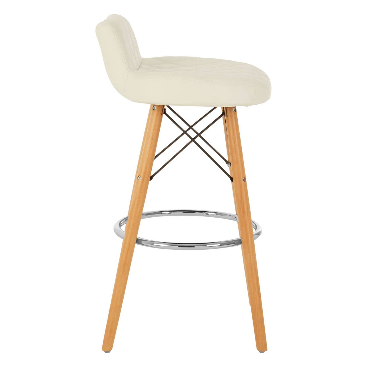 Nordic Diamond Back Bar Stool