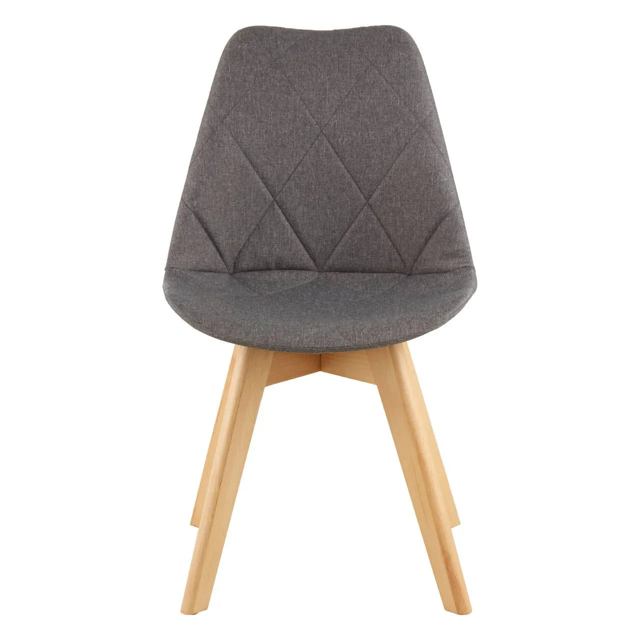 Luxe Diamond Grey Dining Chair