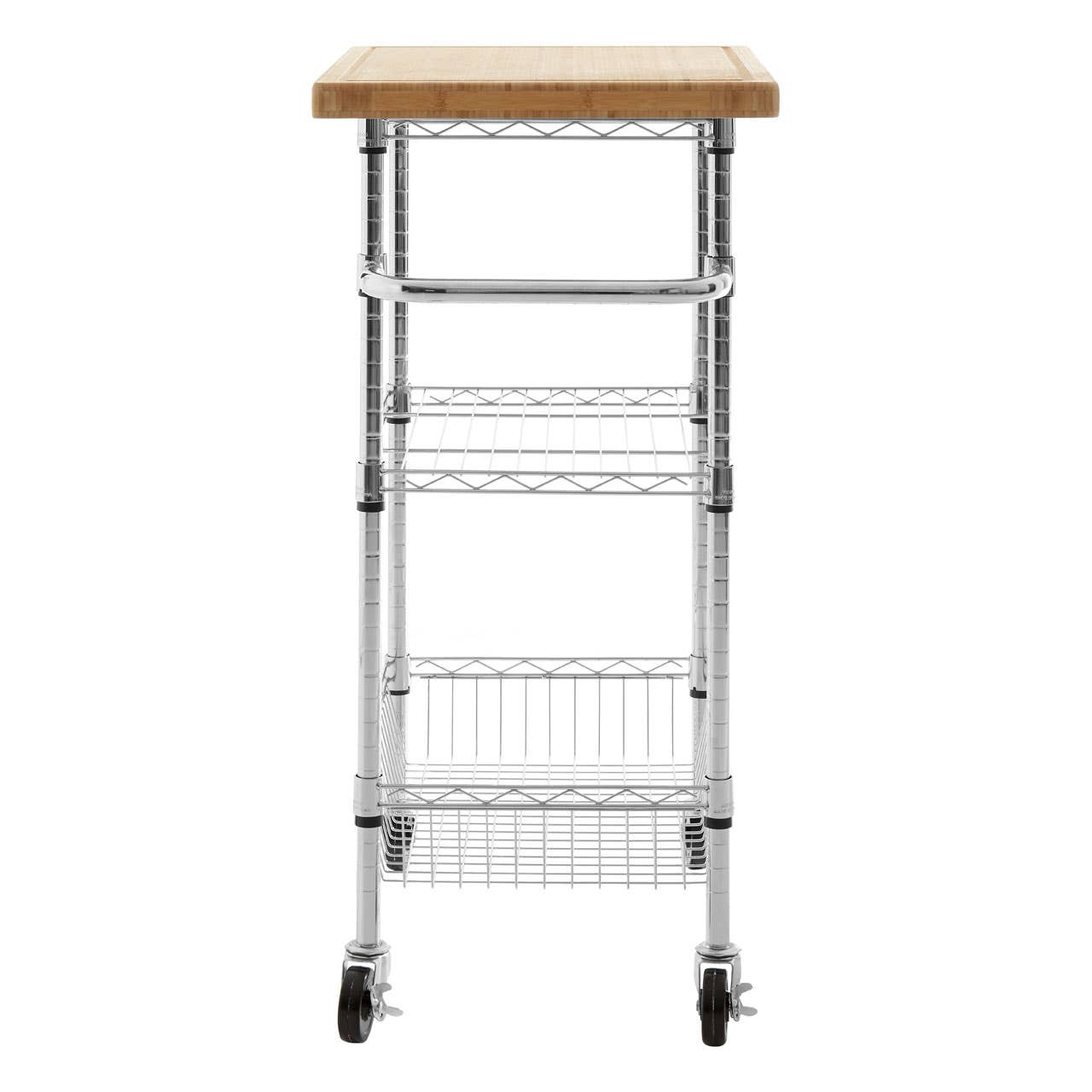 Bamboo Kitchen Storage Cart