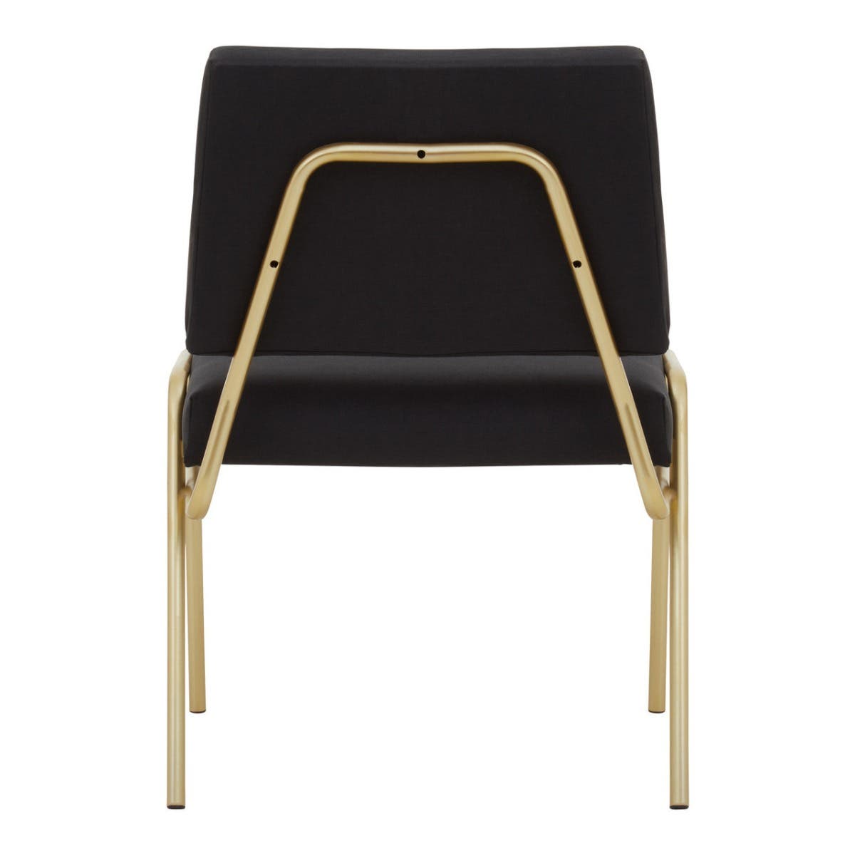 Luxe Black & Gold Chair
