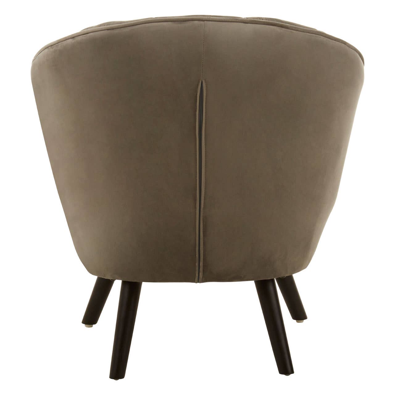Luxe Grey Velvet Accent Chair