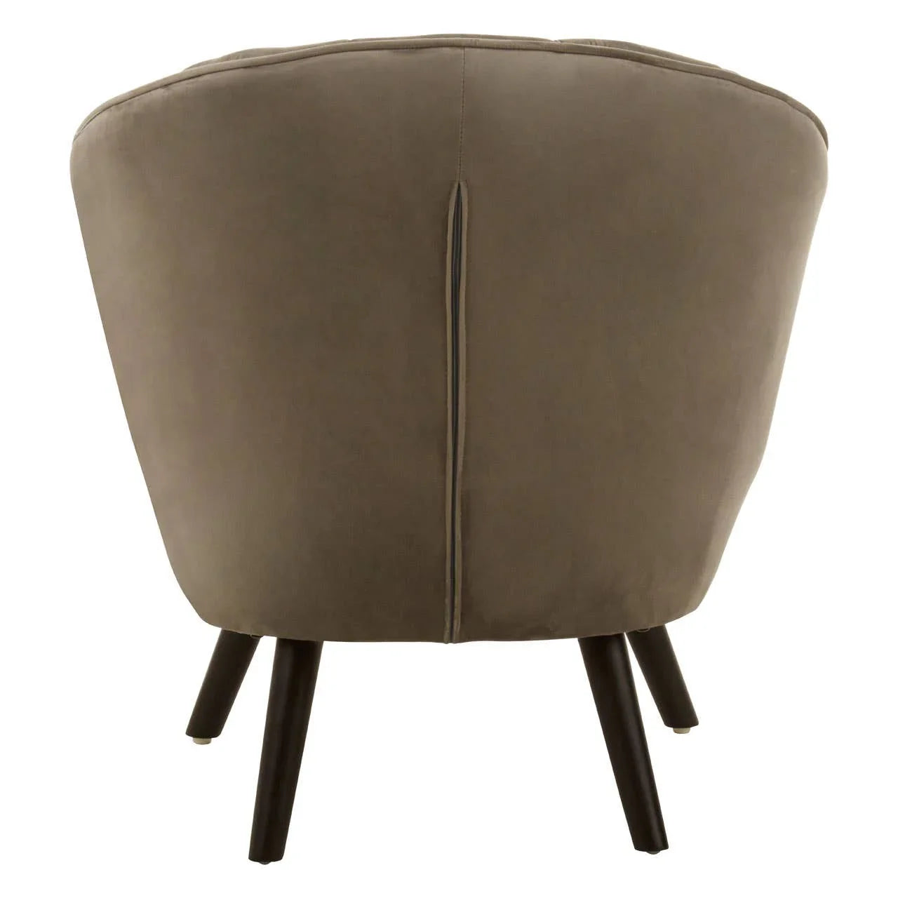 Luxe Grey Velvet Accent Chair