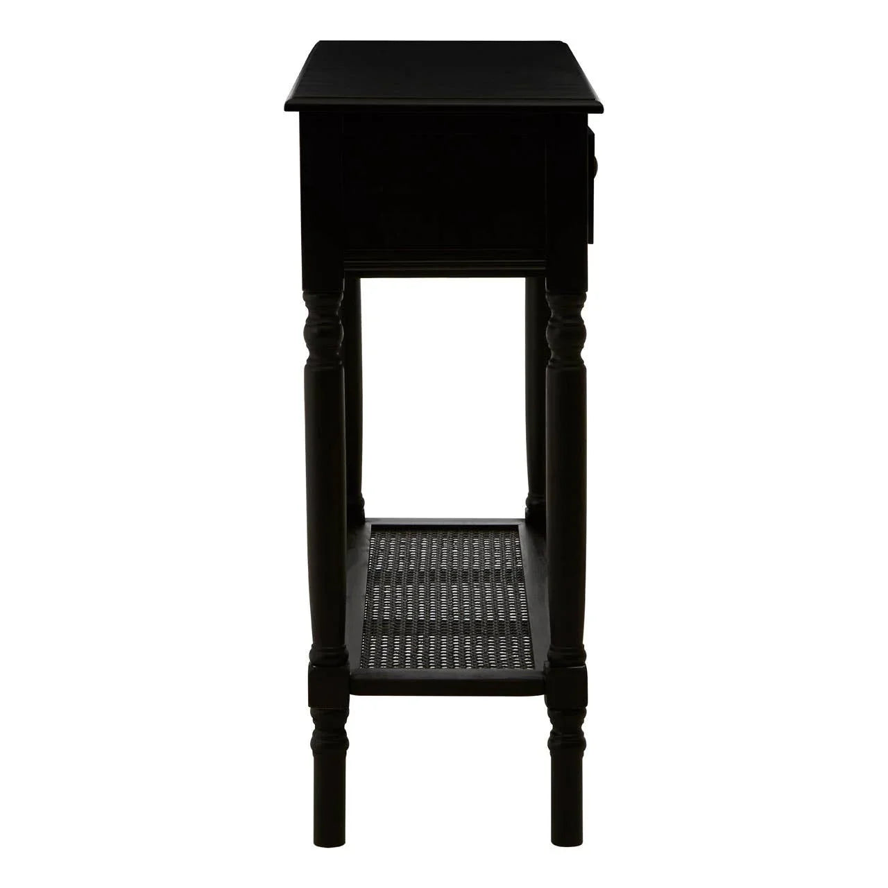 Chic Black Wooden Console Table