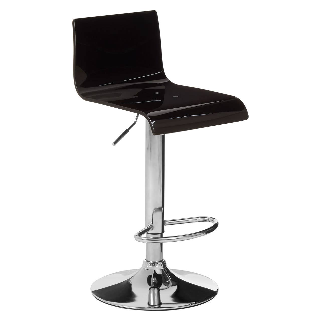 Sleek Adjustable Bar Stool