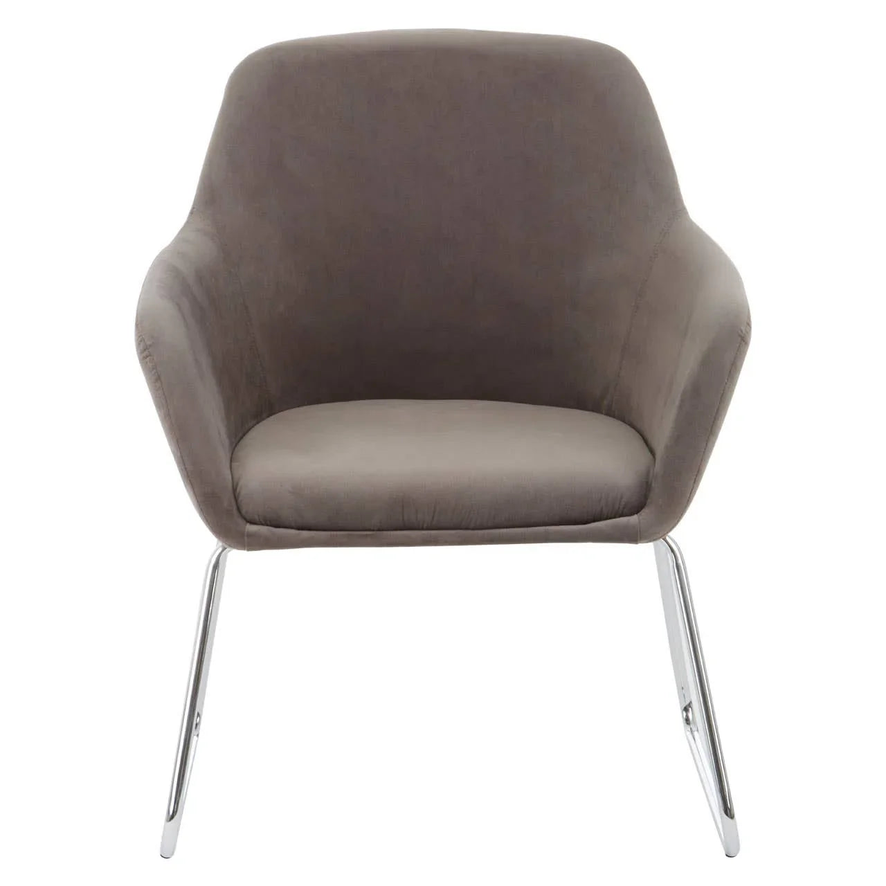 Luxe Chrome Leg Chair
