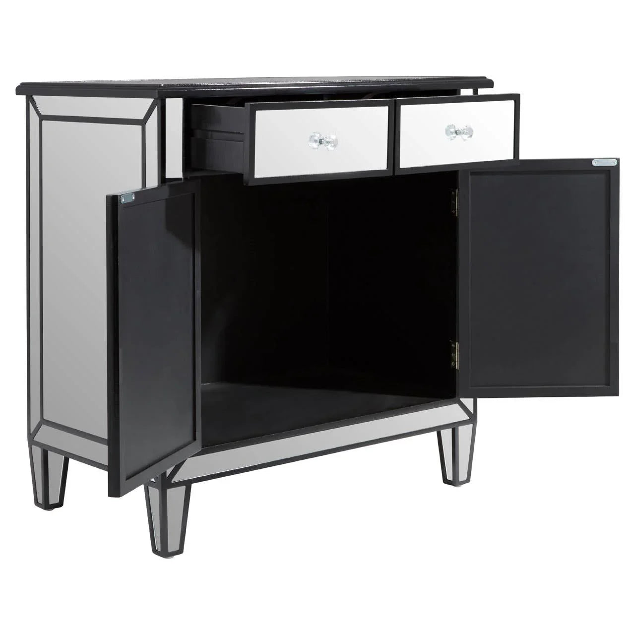 Glamour Glass Sideboard Organize in Style