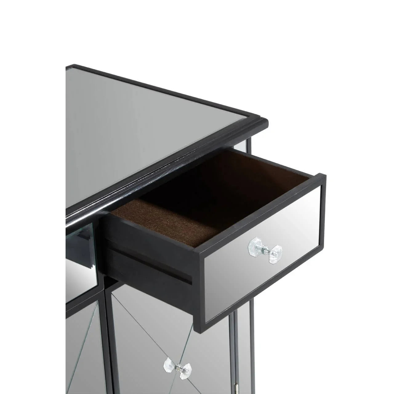 Glamour Glass Sideboard Organize in Style