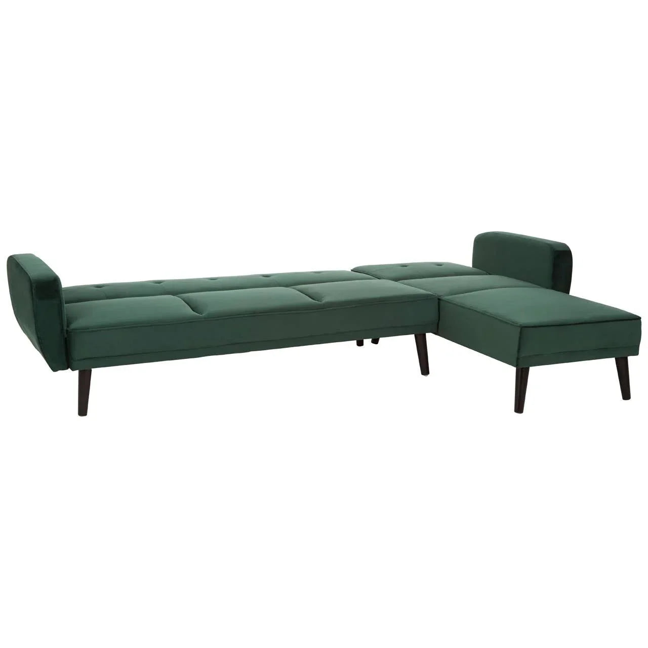 Luxe Green Velvet Sofa Bed