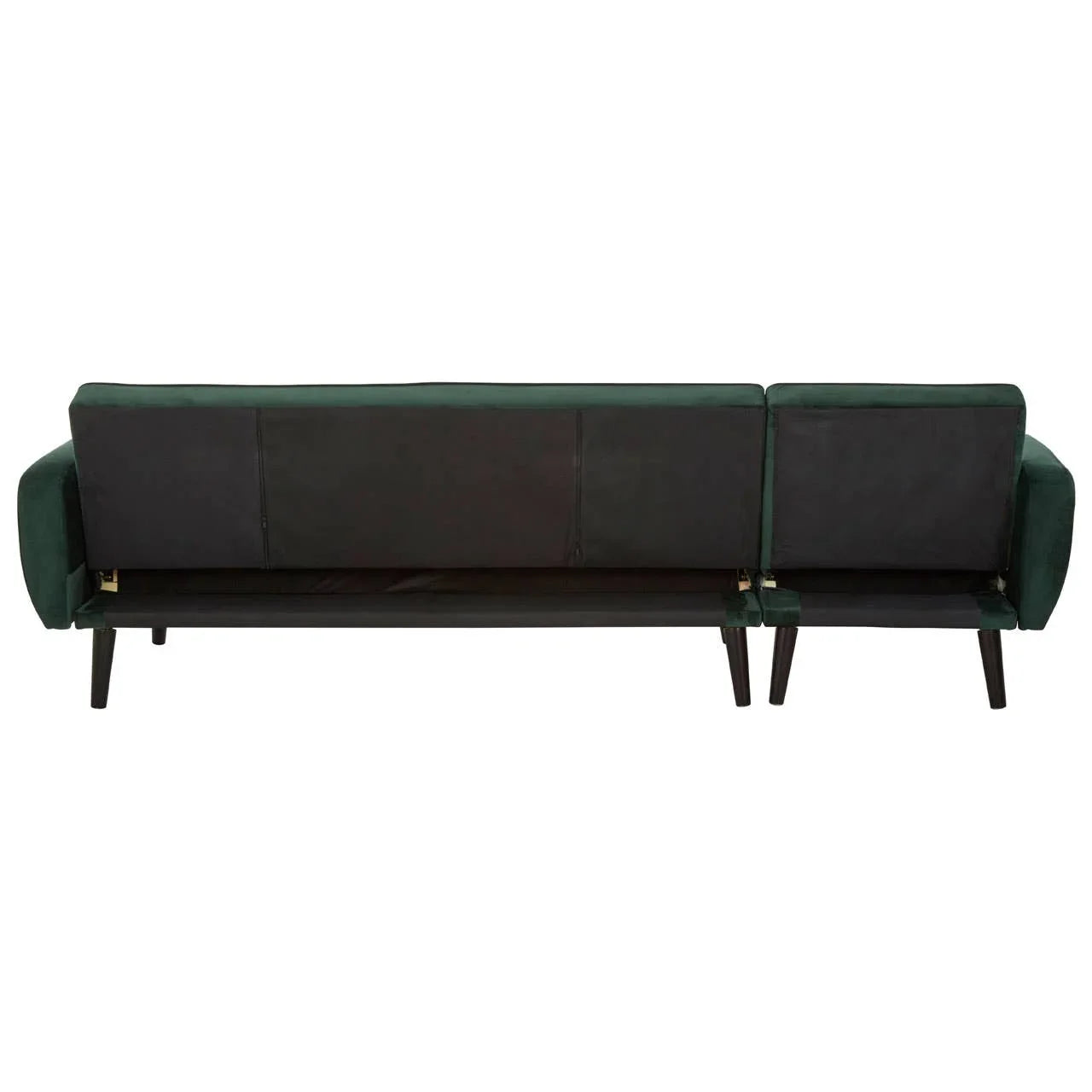 Luxe Green Velvet Sofa Bed