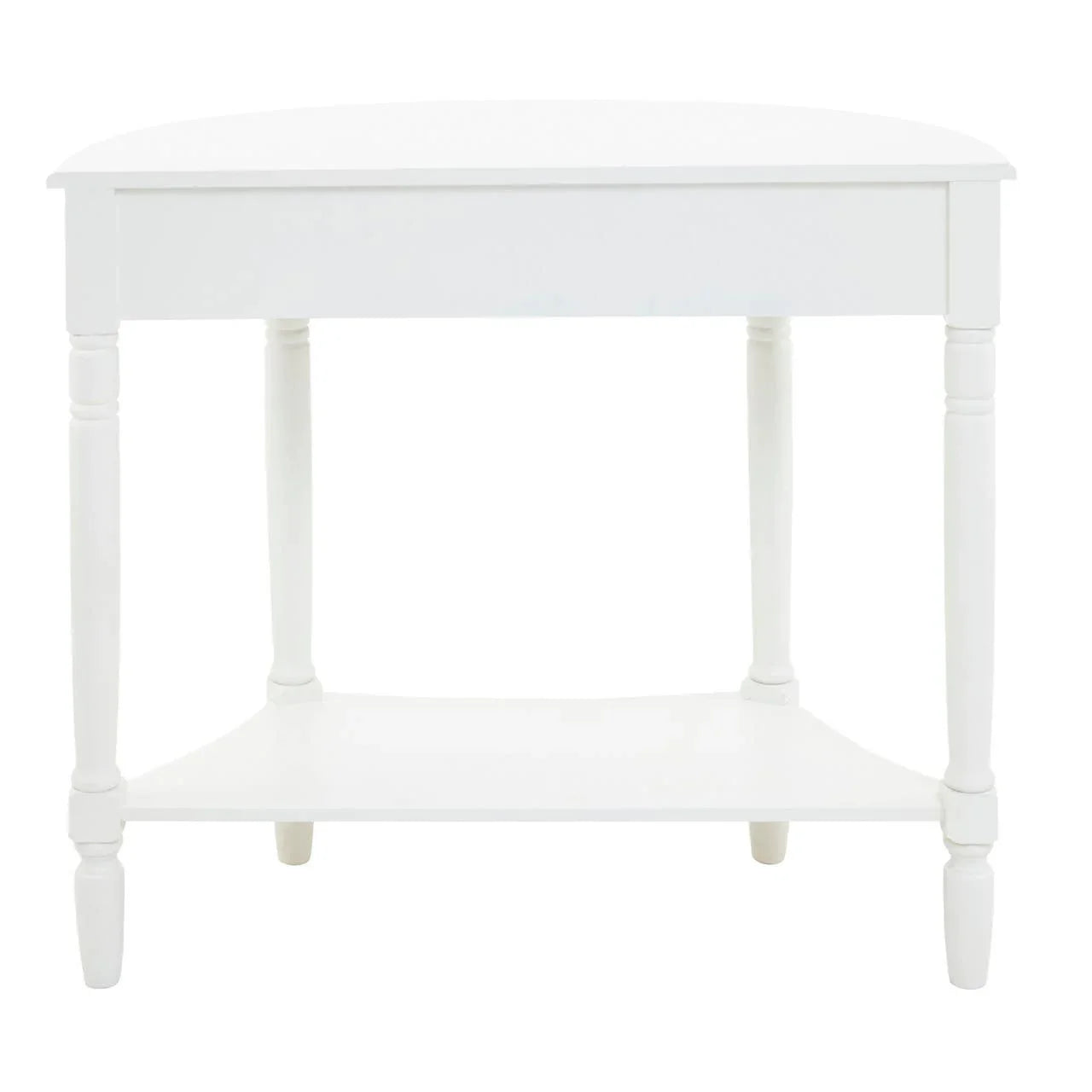 Elegant White Wood Console Table