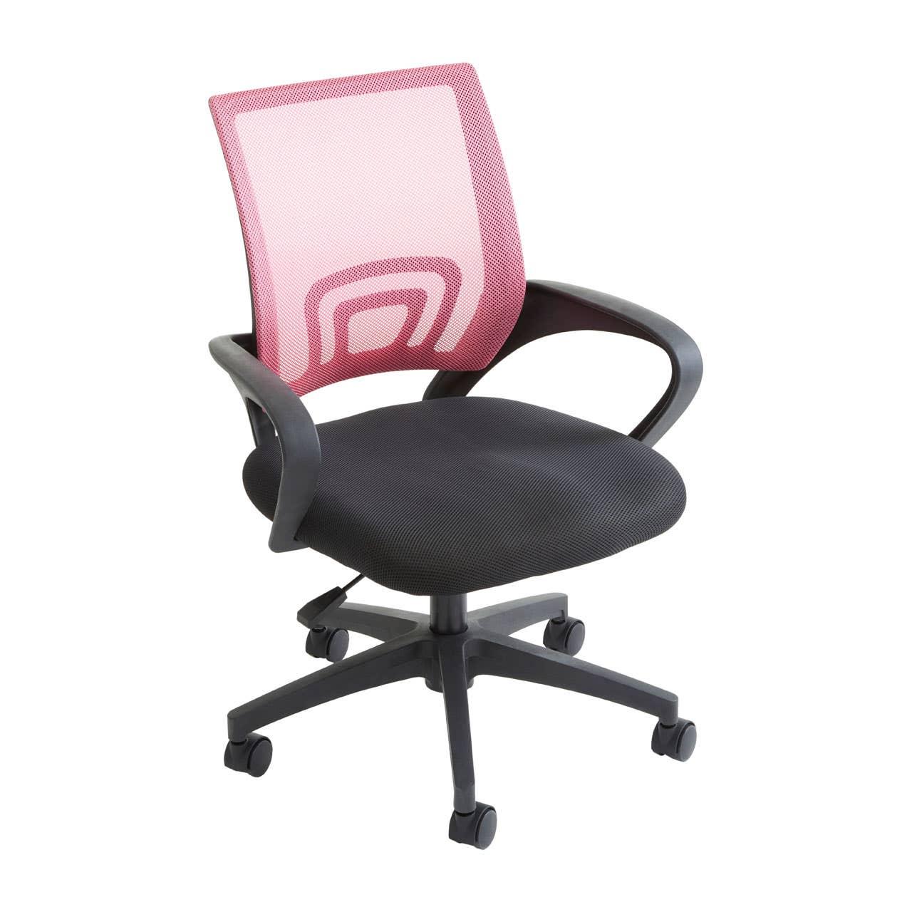 Pink Swivel Desk Chair