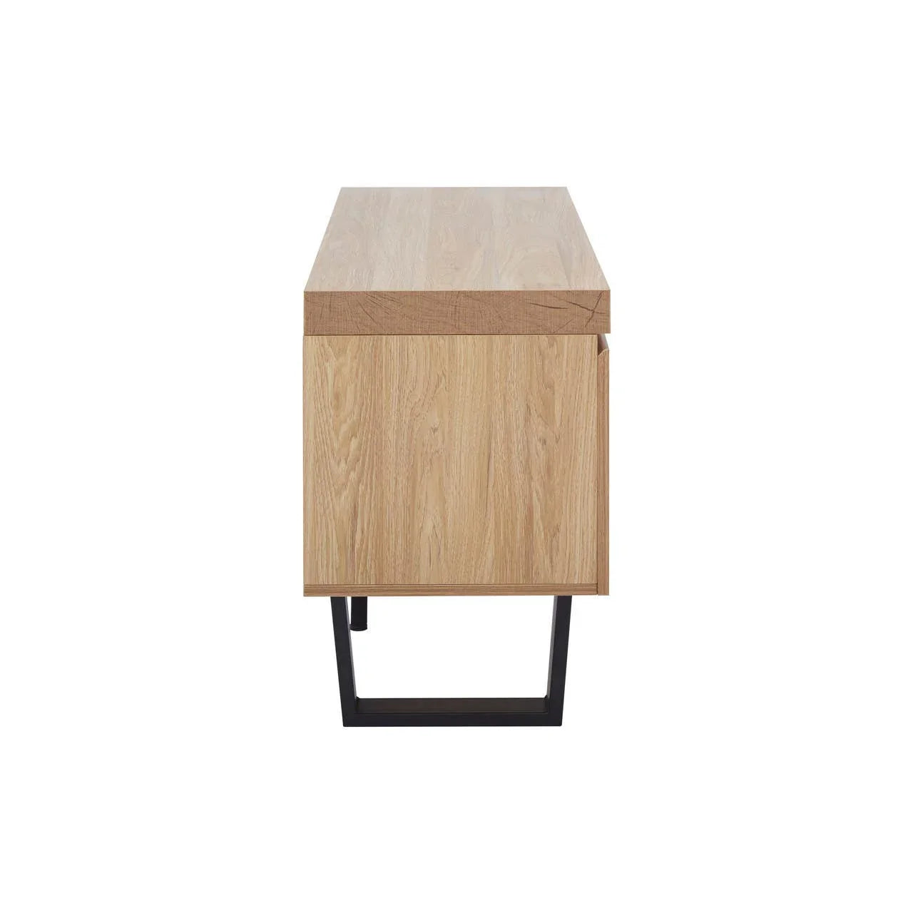 Natural Wood Media Console