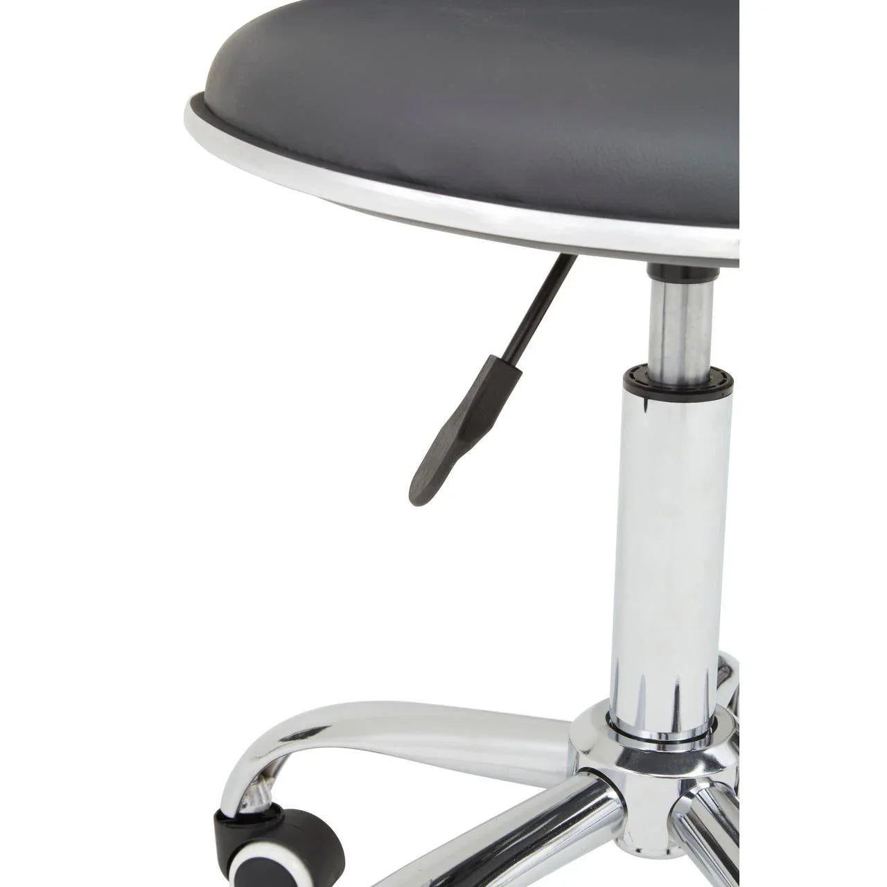 Sleek Grey Swivel Desk Chair