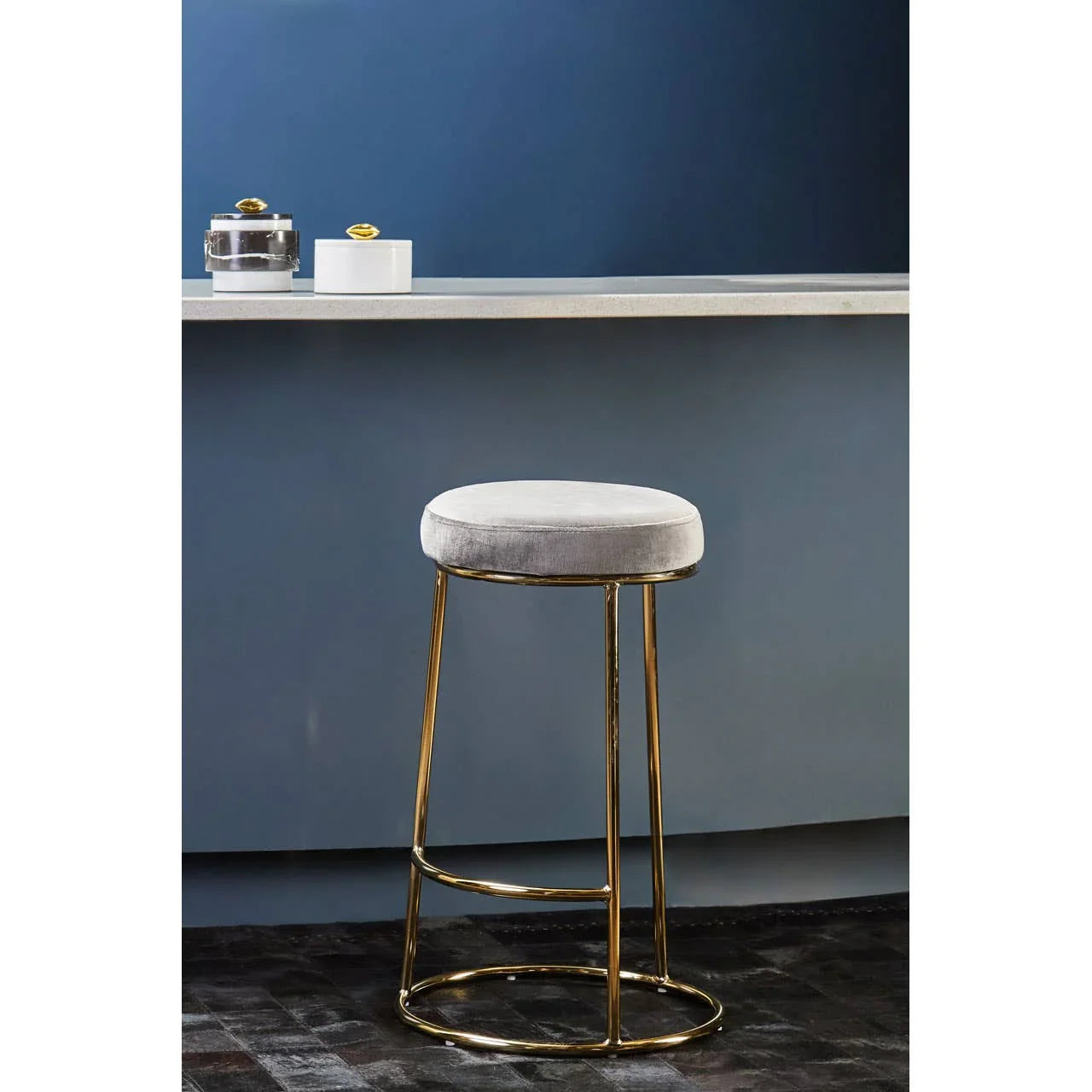 Glam Velvet Counter Stool