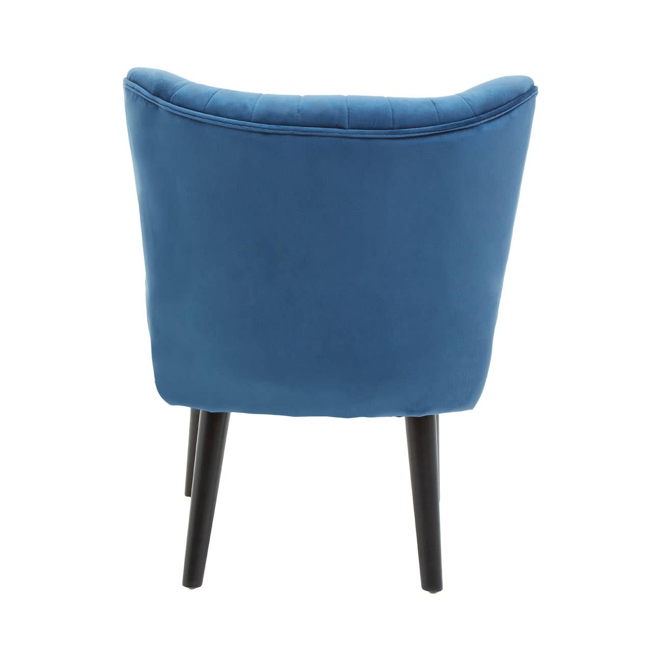 Luxe Blue Velvet Accent Chair