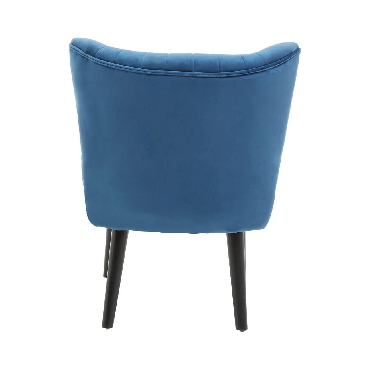 Luxe Blue Velvet Accent Chair