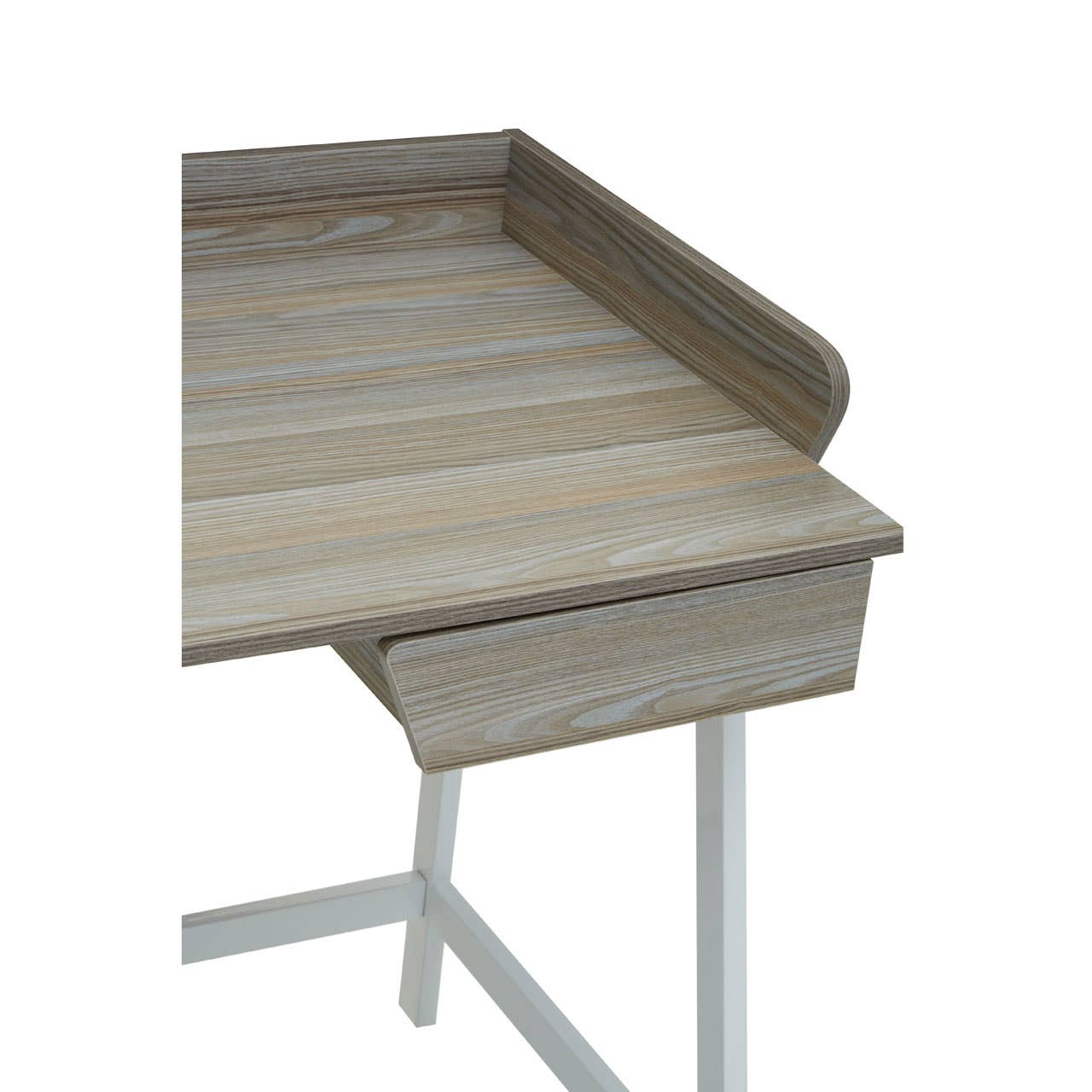 Oak Metal Frame Desk