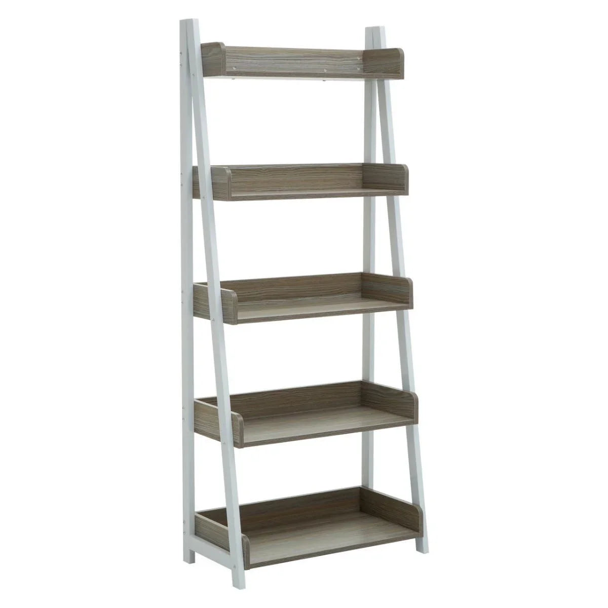 Oak Effect Industrial Shelf Unit
