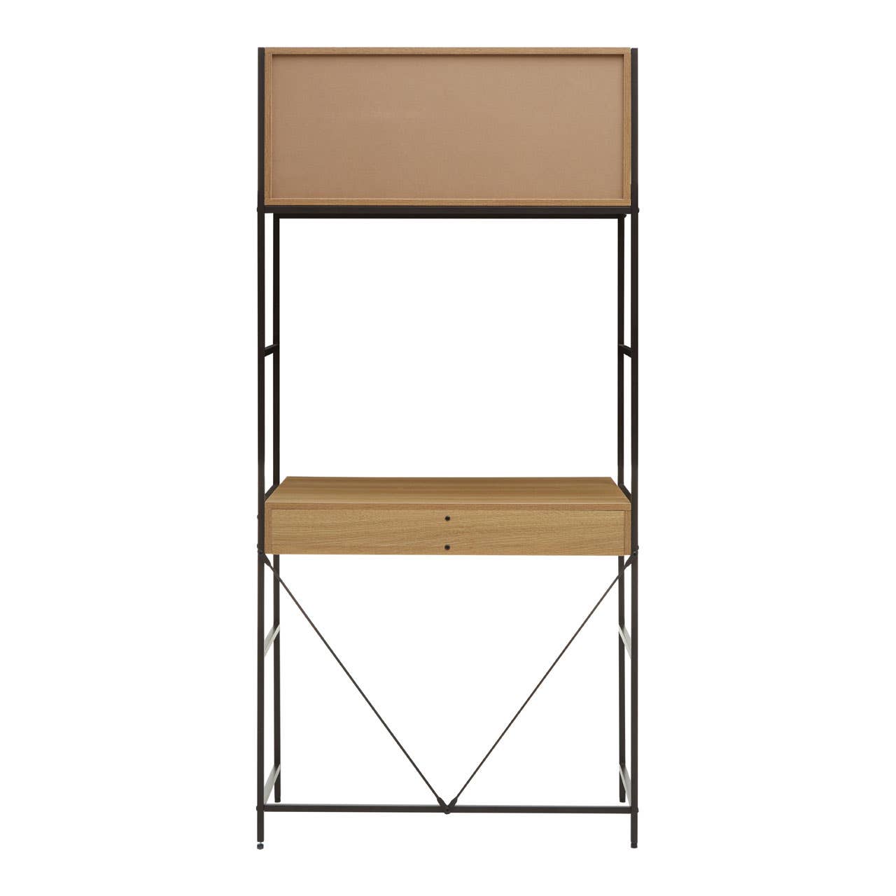 Oak Effect Modular Home Office